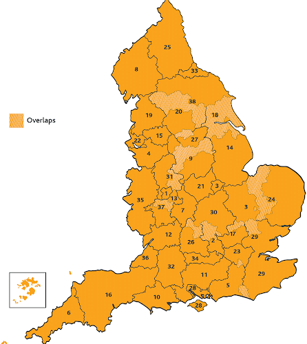 Lep network map